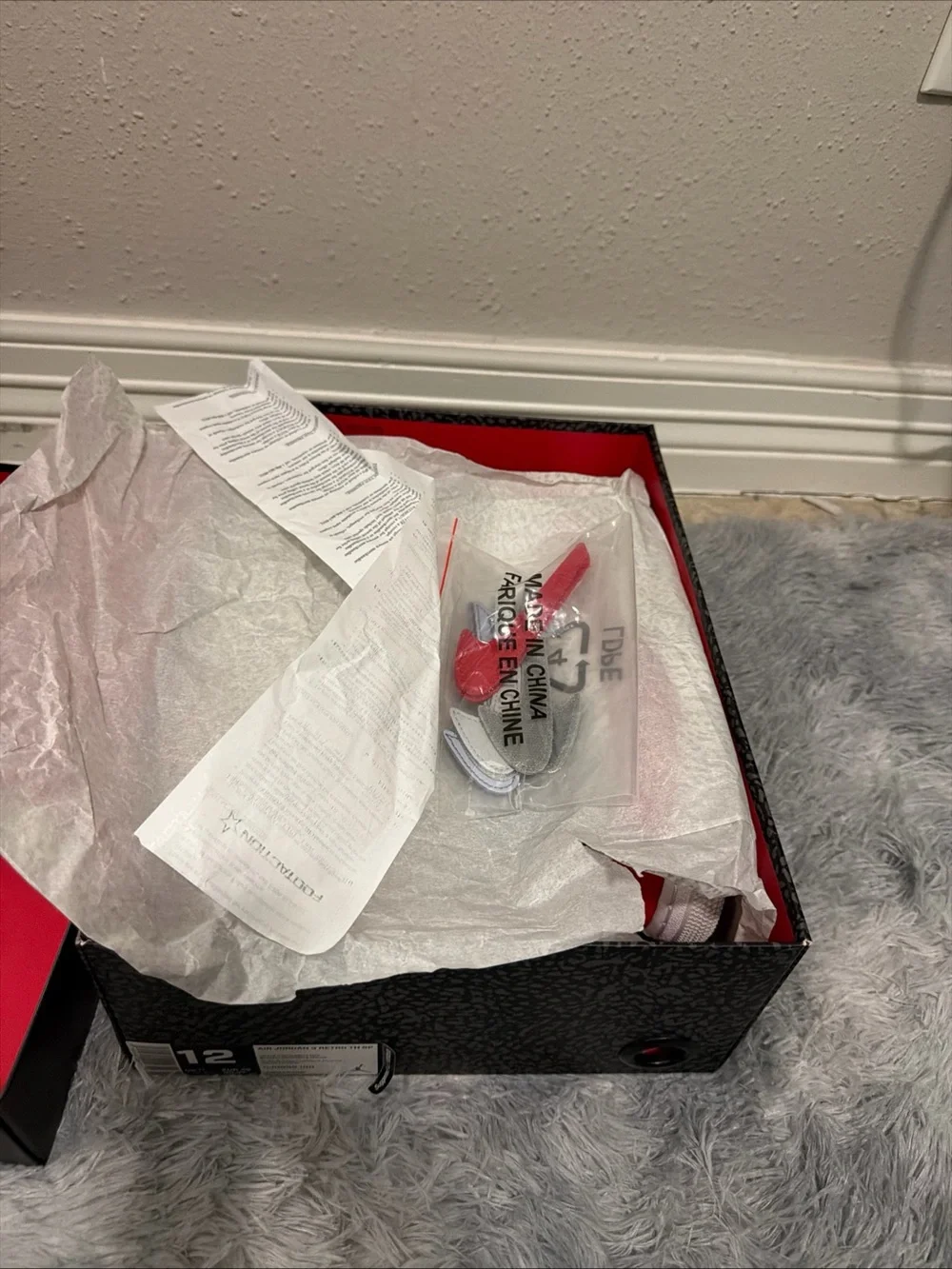 Air Jordan 3 Tinker Hatfield Air Max 1 White Red (CJ0939-100) - Size 12 DS
